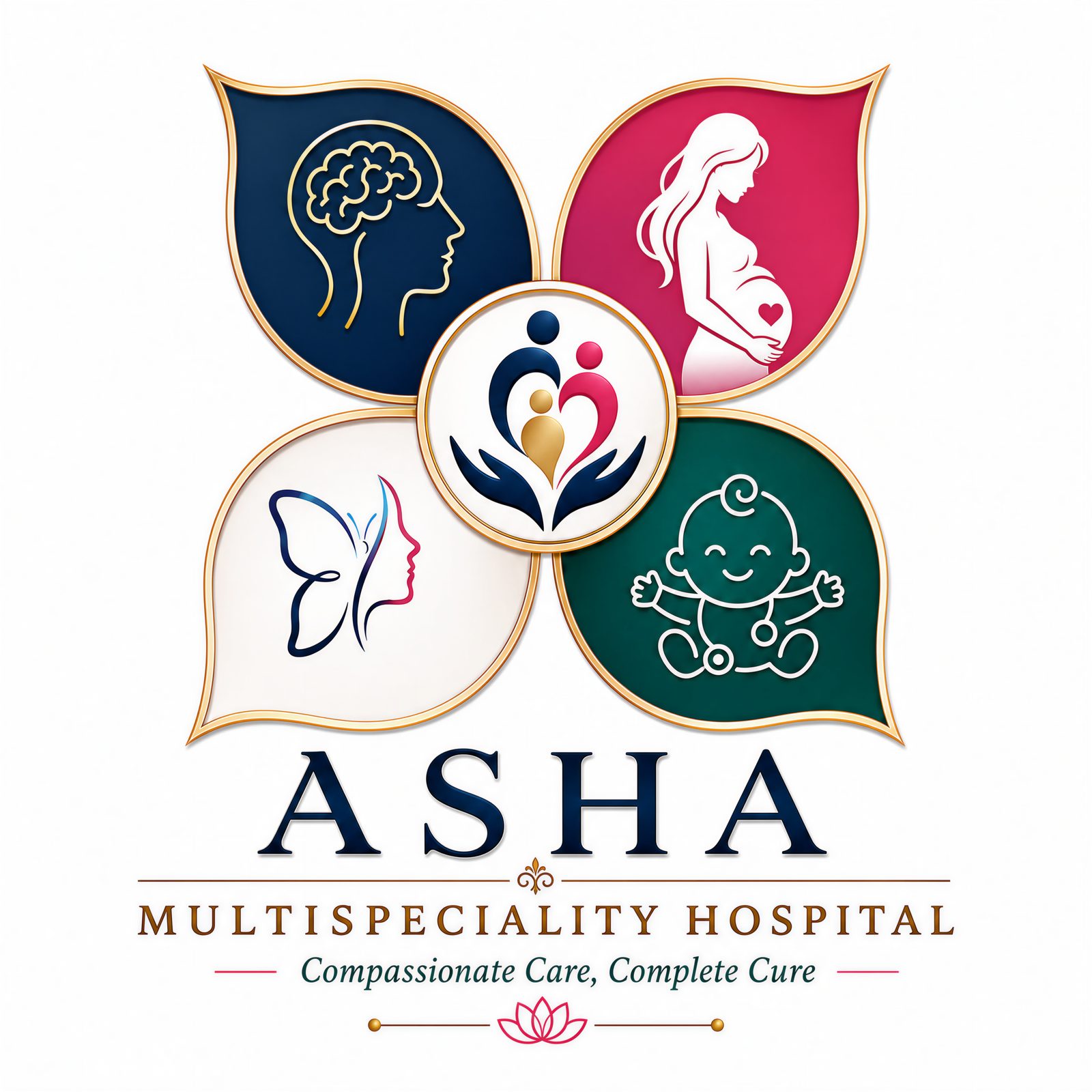 Asha Multi-Speciality Hospital logo